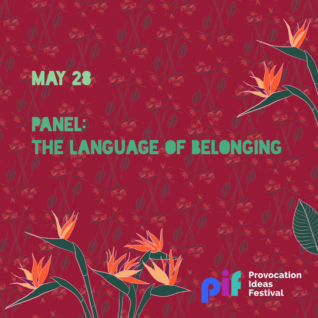 The language of Belonging Poster